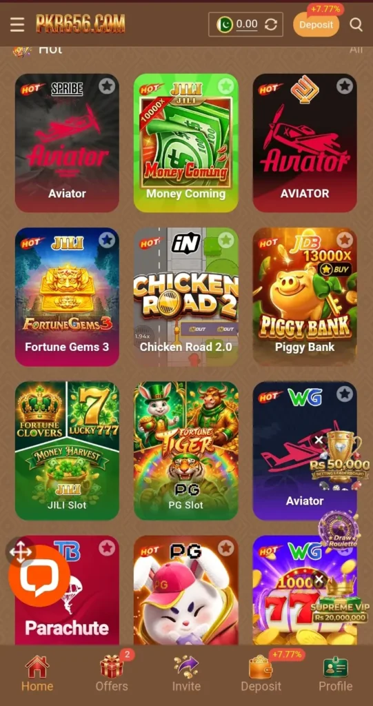 PKR 656 Game