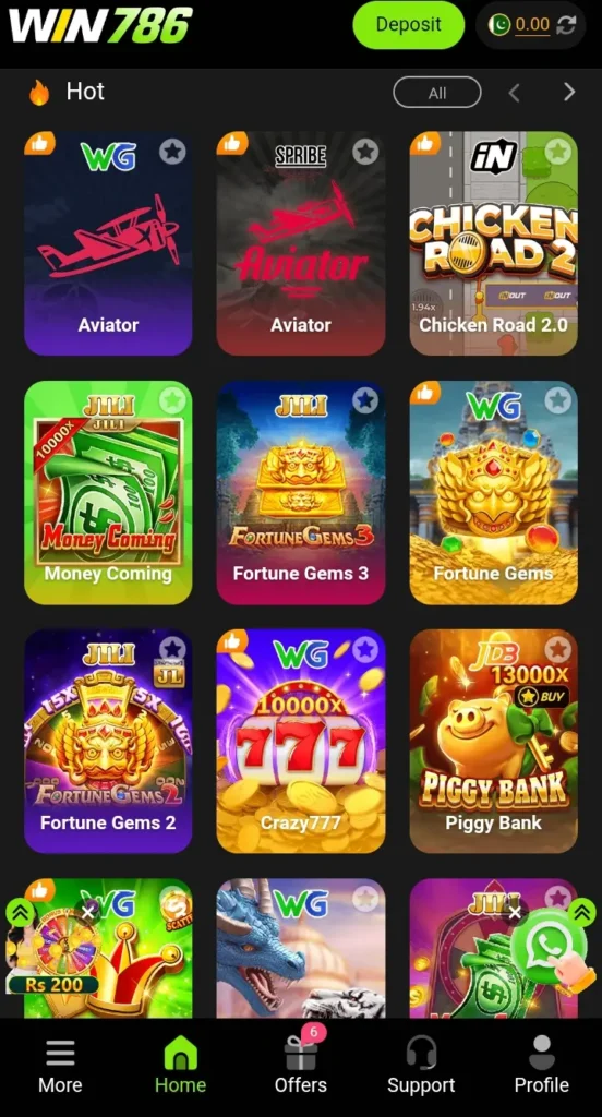 win786 games