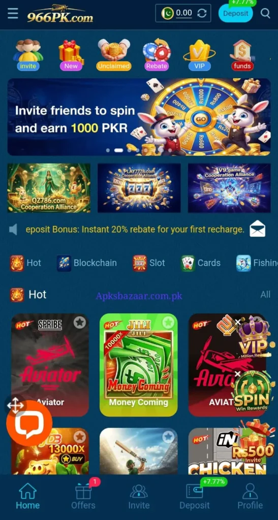 966pk earning game