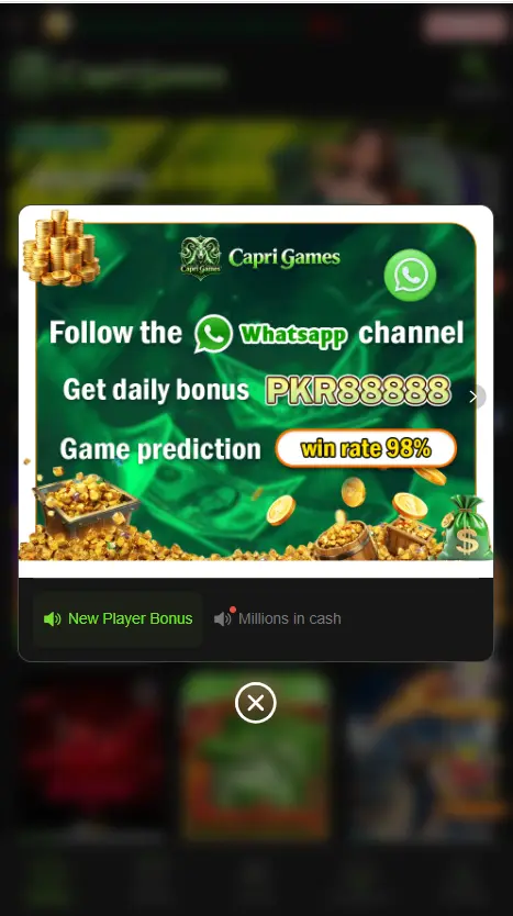 Capri Games App Login Bonus